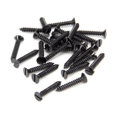 From The Anvil 33417 - Black 8 x 1" Countersunk Screws (25) #finish_black