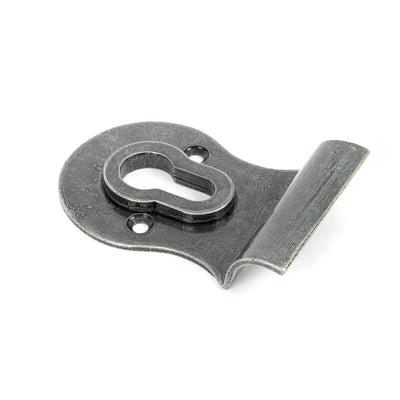 From The Anvil 33876 - Pewter Euro Door Pull #finish_pewter-patina