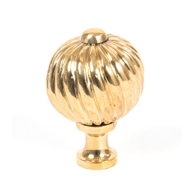 From The Anvil 83551 - Polished Brass Spiral Cabinet Knob - Medium  #size_medium---38mm