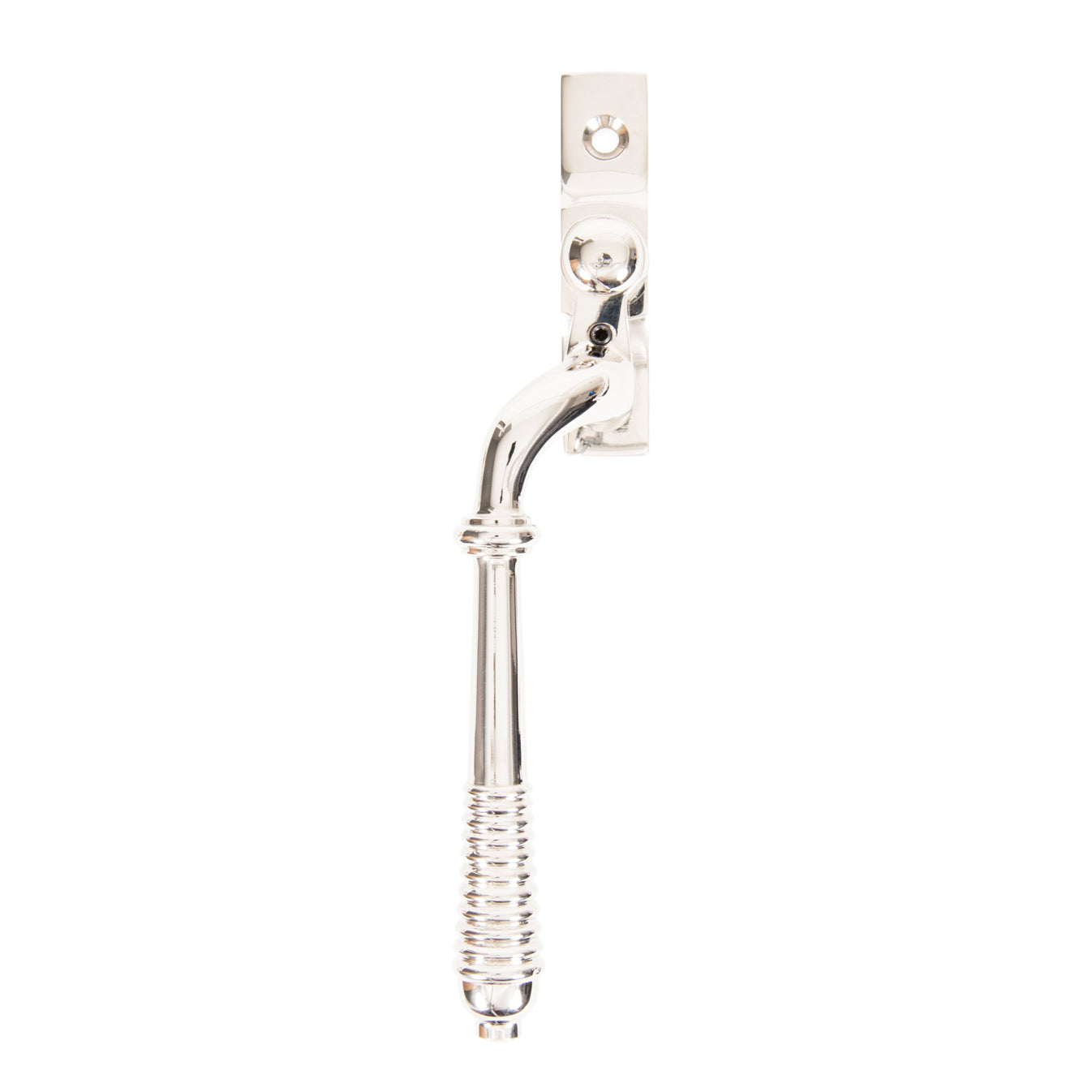 From The Anvil 83914 - Polished Nickel Reeded Espag - LH #finish_polished-nickel