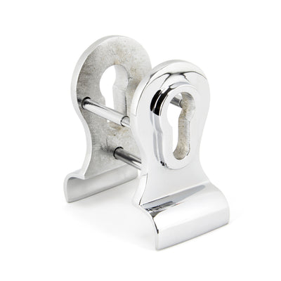 From The Anvil 90066 - Polished Chrome 50mm Euro Door Pull (Back to Back fixings)  #finish_polished-chrome